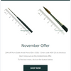November Offer 25
