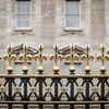 Gold Leaf Gates at Buckingham Palace in London