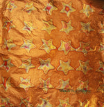 Red Stars Variegated Copper Transfer Leaf in a booklet containing 25 leaves (140mm). For use in gilding, monumental works, restoration and and art.
