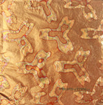 Red Leaf Variegated Copper Loose Leaf in a booklet containing 25 leaves (140mm). For use in gilding, monumental works, restoration and and art.