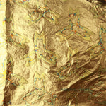 Blue/Green Leaf Variegated Zinc Transfer Leaf in a booklet containing 25 leaves (140mm). For use in gilding, monumental works, restoration and and art.