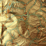 Blue/Green Leaf Standard (2) Zinc Loose Leaf in a booklet containing 25 leaves (140mm). For use in gilding, monumental works, restoration and and art.