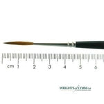 Series 1324 Normal Length Sable Pointed Writer Brush No.3