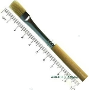 Synthetic Hog Hair Flat Fitch Brushes