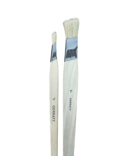 Hog Hair Slant Fitch Brushes