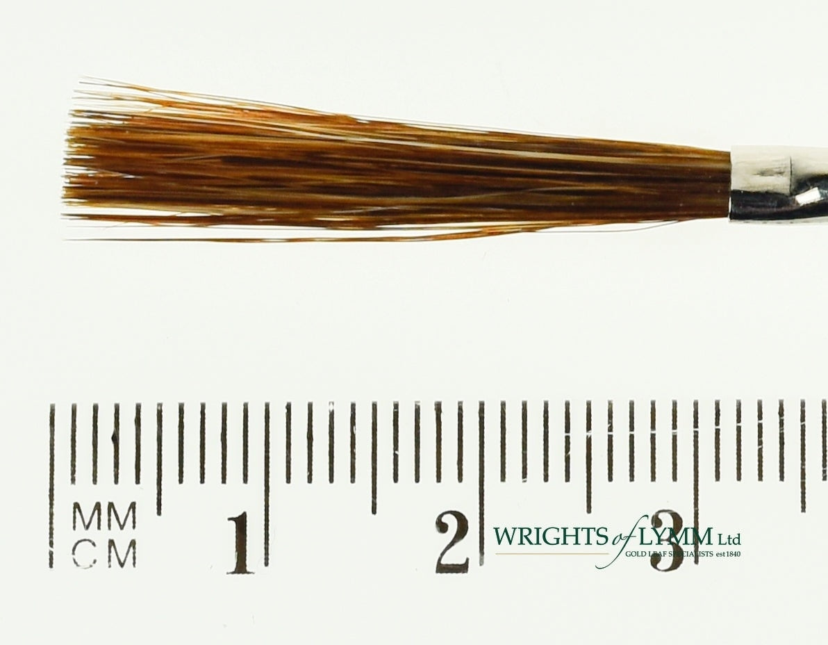 Mack 2962 Taklon/Squirrel One Stroke Flat Brush - 1/8"