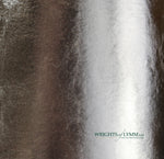 A booklet of 12ct Transfer White Gold Leaf which contains 5 leaves. For use in gilding, monumental works, restoration and and art.