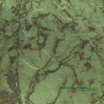 Coloured Silver Loose Marbled Leaf - Emerald Green - 10 Leaves