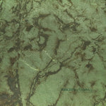 Coloured Silver Loose Marbled Leaf - Emerald Green - 50 Leaves