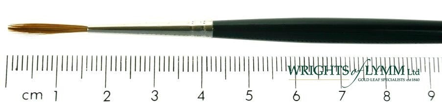 Series 1310 Synthetic/Natural Sable Mix Chisel Brush No.0