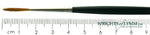 Series 1310 Synthetic/Natural Sable Mix Chisel Brush No.0