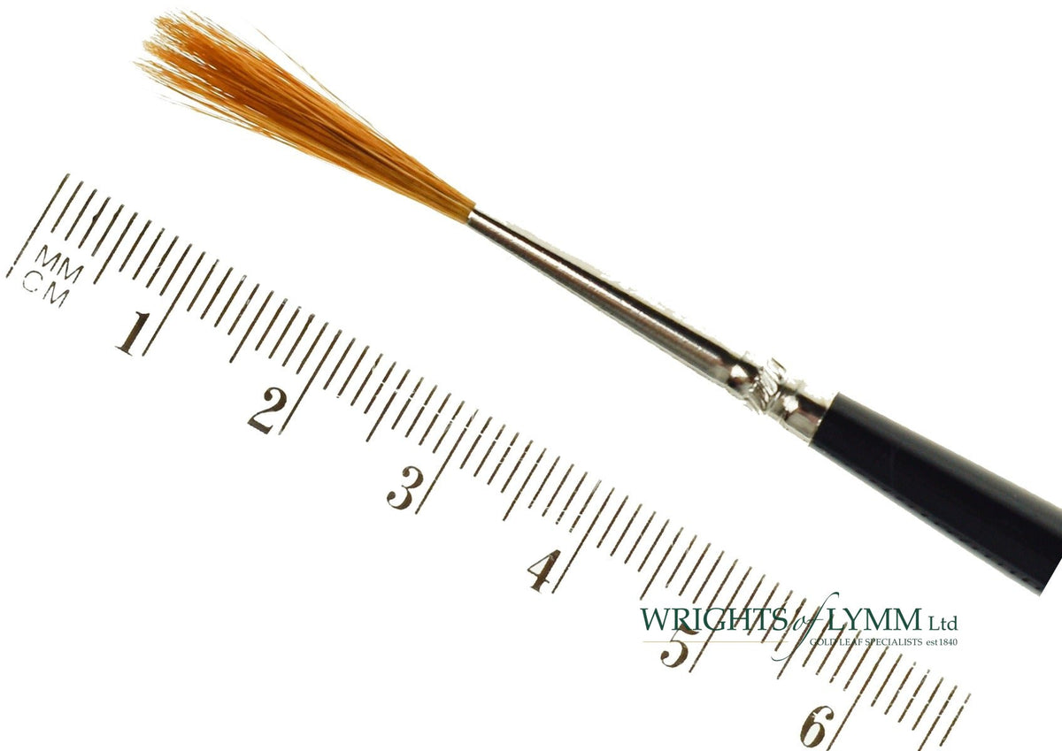 Series 1315 Long Length Sable Chisel Writer Brush No.0