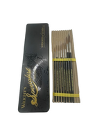 Series 1330 Long Length Sable Pointed Writer Brush Set No.0 to 6 & No.8 with Brush Tin