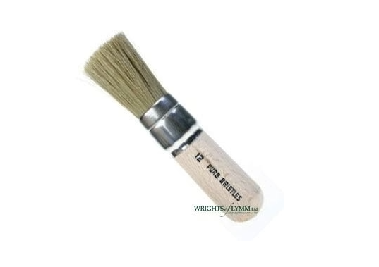 White Bristle Stencil Brushes