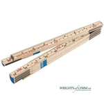 2 metre Wooden Ruler