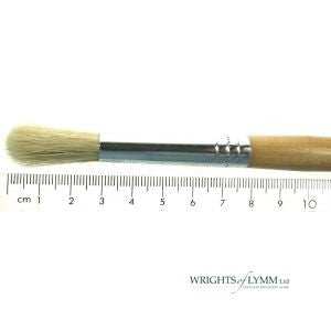 Synthetic hog hair round fitch