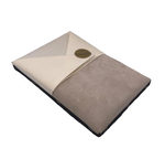 Gilders cushion with parchment shield used for gilding with genuine gold loose leaf