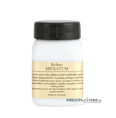 Kölner Miniatum is a high-quality, fast-drying liquid used for gilding