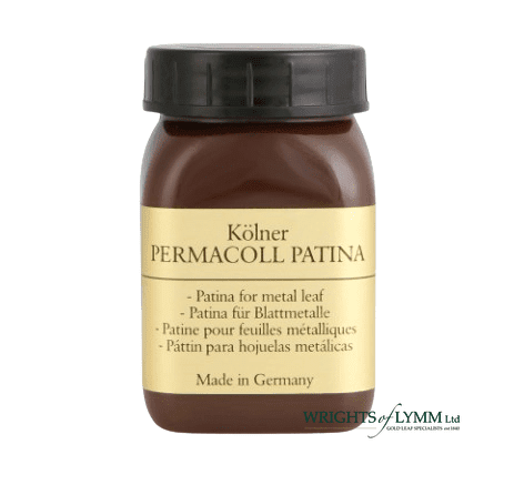 Kölner Permacoll Patina is a water-based adhesive for gilding