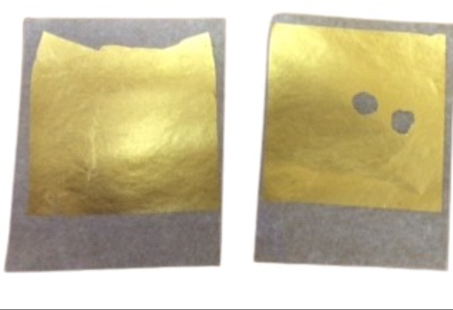 23.5ct Triple Thick Transfer Gold Leaf SECONDS - 25 Leaves 17g