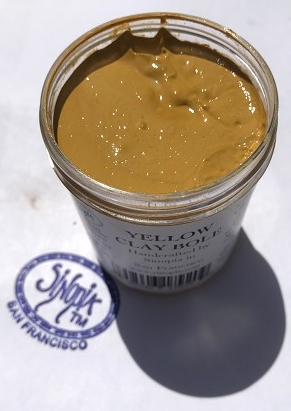 4oz (100ml) Sinopia Clay Bole - Yellow