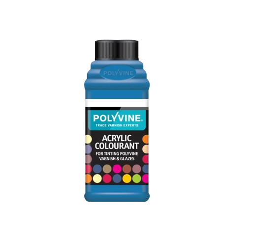 Polyvine acrylic colourant for tinting polyvine varnishes and glazes
