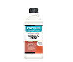 Polyvine metallic paint in colour copper