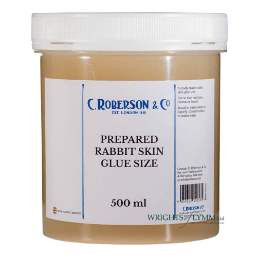 prepared rabbit skin glue
