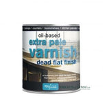 500ml Extra Pale Dead Flat Varnish - Oil based