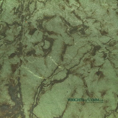 Coloured Silver Loose Marbled Leaf - Emerald Green