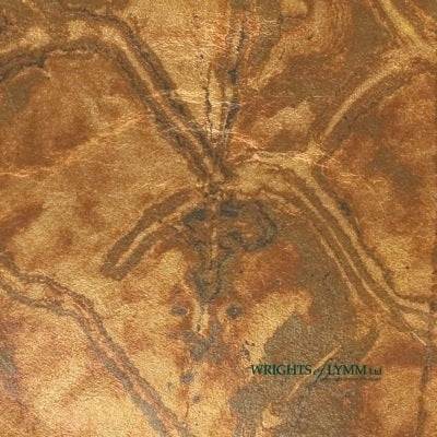 Coloured Silver Loose Marbled Leaf - Brown Gold