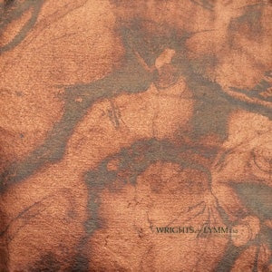 Coloured Silver Loose Marbled Leaf - Brown