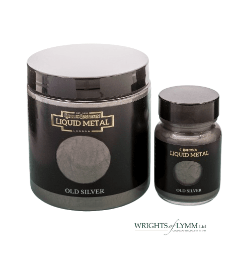 Robersons Acrylic Liquid Metal is a versatile, water-based metallic paint