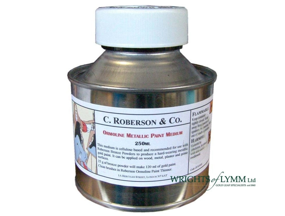 250ml Ormoline Metallic Paint Medium