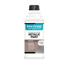 Polyvine metallic paint in colour pewter