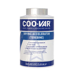 COO-VAR drying accelerator canister with blue and white label on a white background