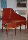 Piano gilded with Wrights of Lymm's  Gold Leaf