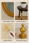 Discover the Latest DIY Home Trends Using Gold Leaf