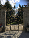 The Conservation and Gilding of the 18 and 29 th Century Gates of Powerscourt Demesne, Co Wicklow by Ruth Bothwell at Decowell using our 24ct Extra Thick Gold Leaf.