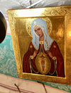 Traditional Byzantine Icon painting techniques - by Peter Murphy