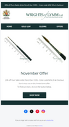November Offer 25