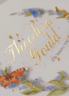 Painting by Theodora Gould using Genuine Gold Leaf to add a touch of elegance