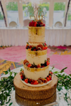 Edible Gold Leaf Wedding Cake