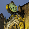 St Martin-le-Grand Church Clock: Gold Leaf Gilding in York