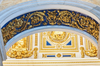 Gold leaf gilding inside St Isaac’s Cathedral in St Petersburg