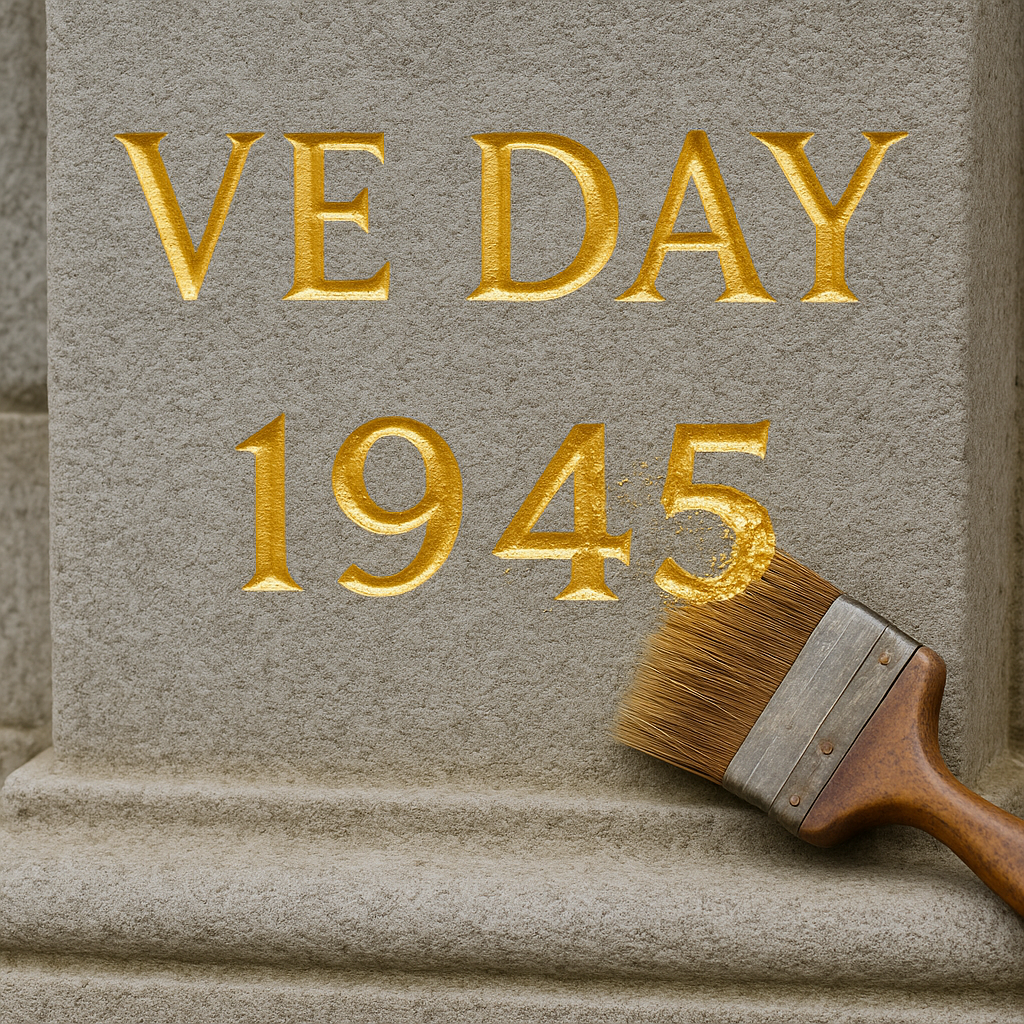 Honouring VE Day: A Golden Reflection on Victory and Craftsmanship ...