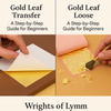 Gold Leaf Transfer & Gold Leaf Loose: Step-by-Step Beginner Guides | Wrights of Lymm