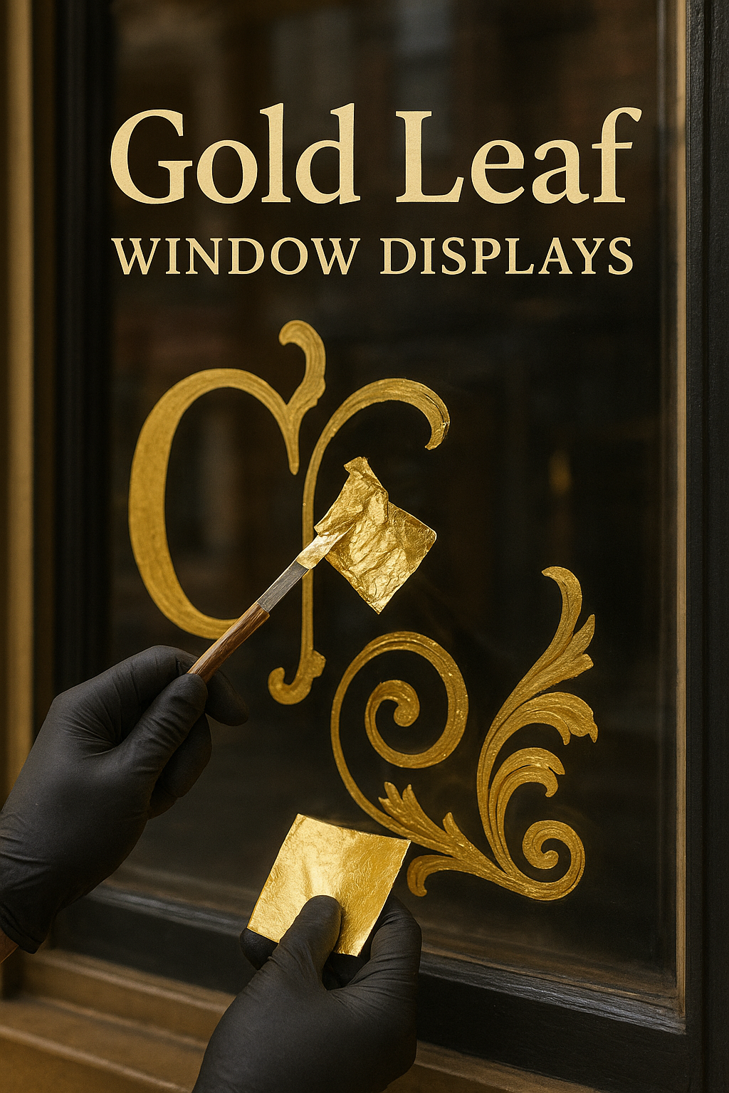 The Art of Gold Leaf Window Displays: A Complete Guide by Wrights of L ...
