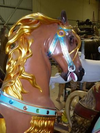 20th Century carousel horse restoration using 24ct Gold Leaf