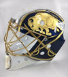 Hockey Goalkeeper Helmet gilded with 23ct Gold Leaf